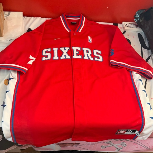 Nike Other - VTG Philadelphia 76ers Jersey – Stars & Stripes City Edition - Size Xl